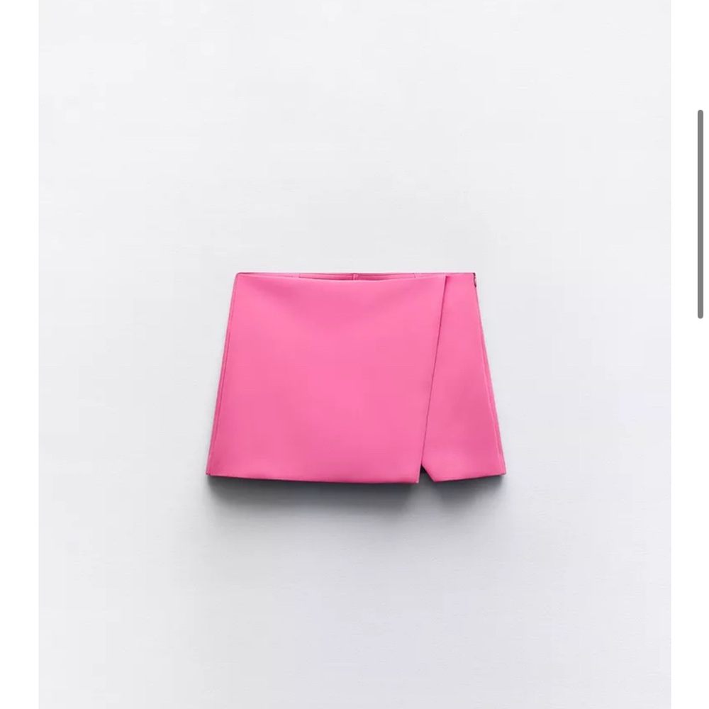 ZARA Pink ASYMMETRIC SKORT
